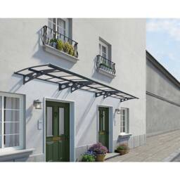 Palram Patio Cover Herald Door Awning Canopy 6690 Mist - L670.5 cm - Grey - thumbnail 3