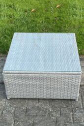 Fimous Light Grey Corner Rattan Garden Outdoor Sofa Set Chairs Sofa Side Table 5 Seater - thumbnail 6