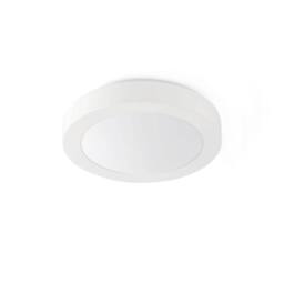 Netlighting Logos 2 Light Medium Round Bathroom Flush Ceiling Light Aluminium White IP44 E27 - thumbnail 1