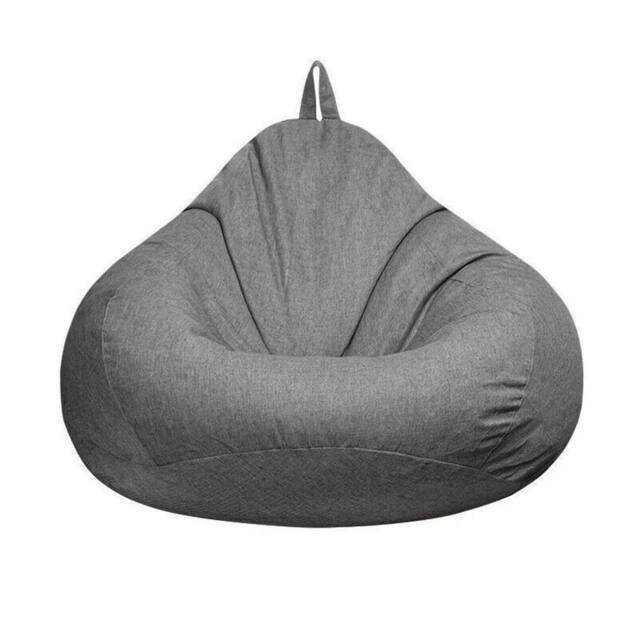 Nordara Chairs Sofa Cover Indoor Lazy Lounger in Grey - Size: 100 cm x 190 cm - image 1