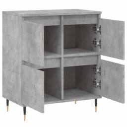 Berkfield Home Sideboard Concrete Grey 60x35x70 cm Engineered Wood - Size: 60 x 35 x 70 cm - thumbnail 6