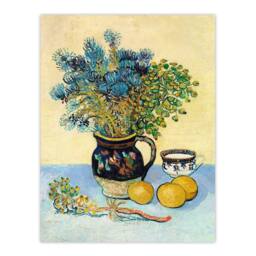 Artery8 Vincent van Gogh Framed Wall Art Print Still Life Nature Morte in Yellow - Size: A4 - thumbnail 3