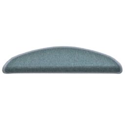 Berkfield Home Carpet Stair Treads 15 pcs Blue 56x17x3 cm - Size: Medium - thumbnail 5