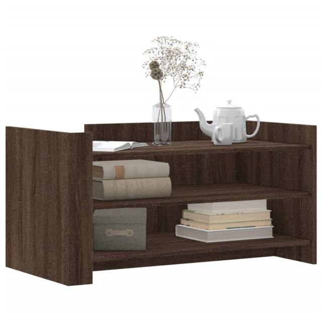Berkfield Home Durable Coffee Table Brown Oak 100x50x50 cm Engineered Wood - Size: 100 x 50 x 50 cm - image 1