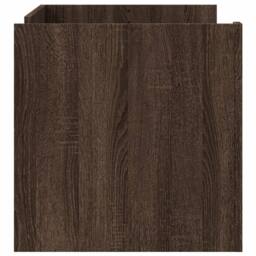 Berkfield Home Durable Coffee Table Brown Oak 100x50x50 cm Engineered Wood - Size: 100 x 50 x 50 cm - thumbnail 5