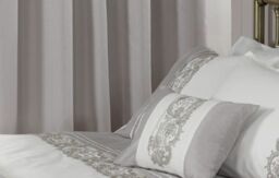 Rapport Home Chantilly Polyester Cushion Cover Boudoir in Beige - Size: 30 cm x 50 cm - thumbnail 2