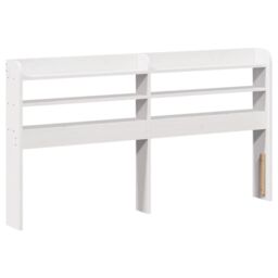 Berkfield Home Bed Frame with Headboard without Mattress White 120x200 cm - Size: Small Double - thumbnail 6