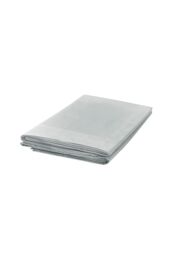 1951 'Luxury 300 Thread Count' Egyptian Cotton Flat Sheet in Silver - Size: Single Flat - thumbnail 1