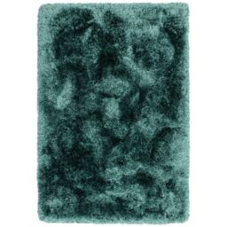The Rug Shop UK Blue Handmade Luxurious Easy to clean Plain Rug - Size: 140 cm x 200 cm - thumbnail 1