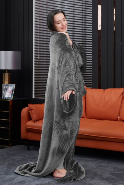 Ezysleep Wearable Lounge Blanket in Grey - Size: 150 cm x 200 cm - image 1
