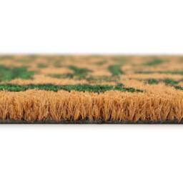 Kukoon Front Door Mat Natural Coir Dirt Catching Rug - Bramble in Beige - Size: 45 cm x 70 cm - thumbnail 3