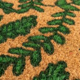 Kukoon Front Door Mat Natural Coir Dirt Catching Rug - Bramble in Beige - Size: 45 cm x 70 cm - thumbnail 5