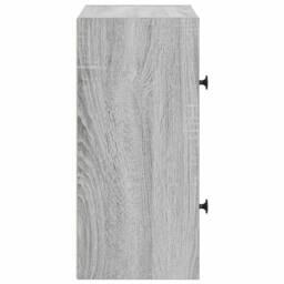 Berkfield Home Durable Bookcase Grey Sonoma 40x24x52 cm Engineered Wood - Size: 40 x 24 x 52 cm - thumbnail 6
