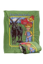 Steven Rhodes Fun At The Farm Silky Touch Super Soft Throw Blanket - Size: Large - thumbnail 2