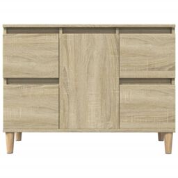 Berkfield Home Sink Cabinet Sonoma Oak 80x33x60 cm Engineered Wood in Brown - Size: 80 x 33 x 60 cm - thumbnail 5