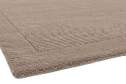 The Rug Shop UK Handmade Luxurious Modern Plain Wool Easy To Clean Area Rug in Beige - Size: 200 cm x 290 cm - thumbnail 4