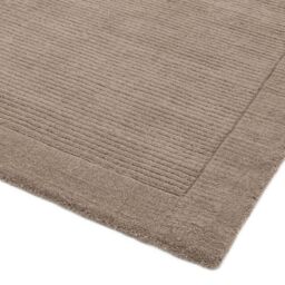 The Rug Shop UK Handmade Luxurious Modern Plain Wool Easy To Clean Area Rug in Beige - Size: 200 cm x 290 cm - thumbnail 2