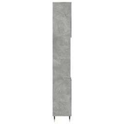 Berkfield Home Bathroom Cabinet Concrete Grey 30x30x190 cm Engineered Wood - Size: 30 x 30 x 190 cm - thumbnail 5