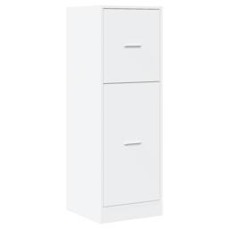 Berkfield Home Elegant Apothecary Cabinet White 40x41x118 cm Engineered Wood - Size: 40 x 41 x 118 cm - thumbnail 1