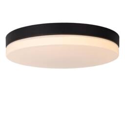 Netlighting Biskit Modern Ceiling Light Bathroom Ø 40cm LED 1x36W 2700K IP44 Black - thumbnail 5