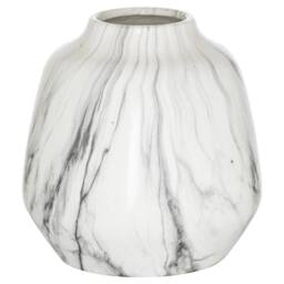 Love Lace Marble Olpe Vase in White