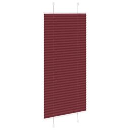 Berkfield Home Pleated Blind Bordeaux Red 65x150 cm Fabric Width 64.4 cm Polyester - thumbnail 4