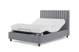 PARADISE BEDS LTD Wellness Lift Electric Adjustable Bed Set in Grey - Size: Small Double - thumbnail 4