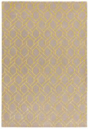 The Rug Shop UK Silver Handmade Luxurious Easy to clean Chequered Rug - Size: 120 cm x 170 cm - thumbnail 6