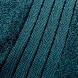 OHS 4 Pack of 100% Cotton Bath Sheet Bathroom Towel in Teal - thumbnail 3