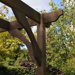 Rutland County Garden Furniture Ltd Premium Pergola - Wood - L240 x W480 x H270 cm - Light Green in Brown - thumbnail 5