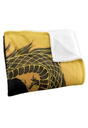 Warner Bros. Bruce Lee Dragon Claw Silky Touch Super Soft Throw Blanket 152 X 127 cm in White - thumbnail 3