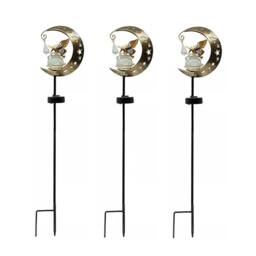 SPETLEK Fairy Garden LED Solar Lights Outdoor 3PCS in Bronze