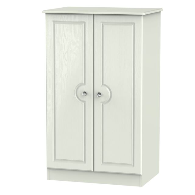 Ready Assembled 2 U Hilton 2 Door Midi Wardrobe (Ready Assembled) in Taupe