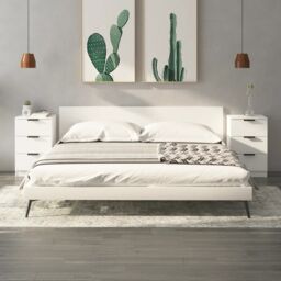 Berkfield Home Bedside Cabinets 2 pcs White 40x36x65 cm - Size: 40 x 36 x 65 cm - thumbnail 1