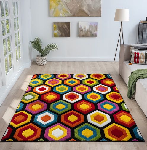 Ultimate Rug Collection Spectra Carved Heatset Rug - Size: 66 cm x 230 cm - image 1