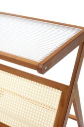H&O Direct Small Bamboo End Table in Brown - thumbnail 3