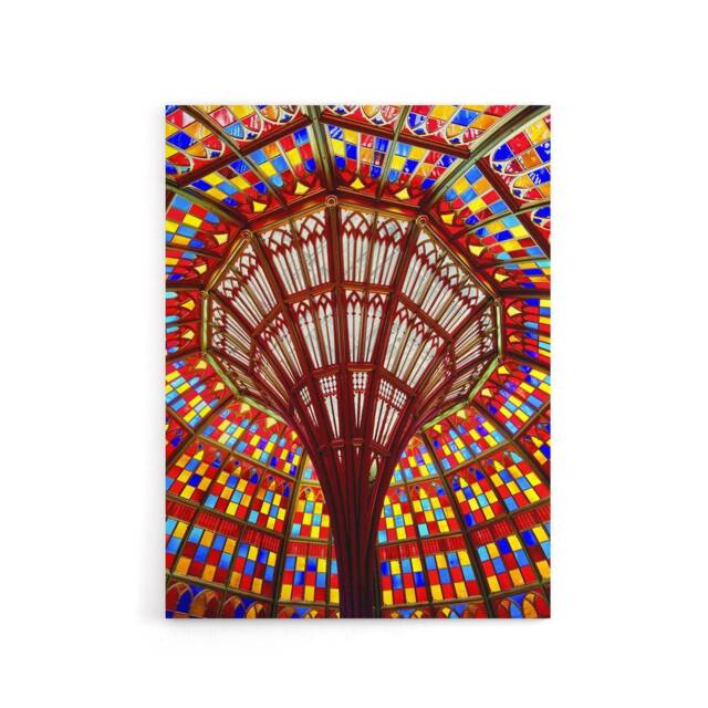 "Artery8 Louisiana State Capitol Building Glass Highsmith Canvas Wall Art Print - Size: W18"" x H24""" - image 1