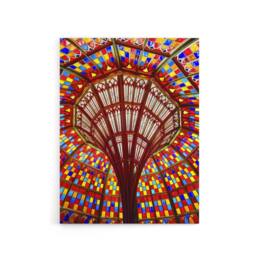 "Artery8 Louisiana State Capitol Building Glass Highsmith Canvas Wall Art Print - Size: W18"" x H24""" - thumbnail 1