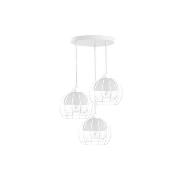 Netlighting Solo Cluster Pendant Ceiling Light White 30cm 3x E27