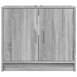 Berkfield Home Sink Cabinet Grey Sonoma 63x29x55 cm Engineered Wood - Size: 63 x 29 x 55 cm - thumbnail 4