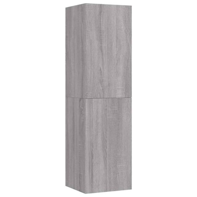 Berkfield Home Wall-mounted TV Cabinet Grey Sonoma 30.5x30x110 cm - image 1