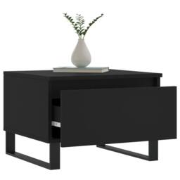Berkfield Home Coffee Tables 2 pcs Black 50x46x35 cm Engineered Wood - Size: 50 x 46 x 35 cm - thumbnail 4