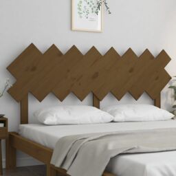 Berkfield Home Bed Headboard Honey Brown 159.5x3x80.5 cm Solid Wood Pine - thumbnail 3
