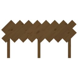 Berkfield Home Bed Headboard Honey Brown 159.5x3x80.5 cm Solid Wood Pine - thumbnail 4