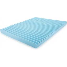 "PAWNORA King 2"" Orthopaedic Wave Foam Mattress in Blue" - thumbnail 1