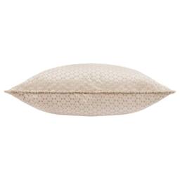 Paoletti Neptune Velvet Cushion in Beige - Size: 50 cm x 50 cm - thumbnail 3