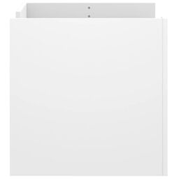 Berkfield Home Coffee Table White 80x50x50 cm Engineered Wood - Size: 80 x 50 x 50 cm - thumbnail 5