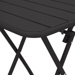 Berkfield Home Foldable Garden Table - Anthracite - 55x55x73 cm - Steel - Size: 55 x 55 x 73 cm - thumbnail 7