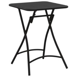 Berkfield Home Foldable Garden Table - Anthracite - 55x55x73 cm - Steel - Size: 55 x 55 x 73 cm - thumbnail 6