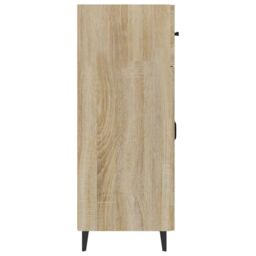 Berkfield Home Sideboard Sonoma Oak 69.5x34x90 cm Engineered Wood in Brown - thumbnail 6